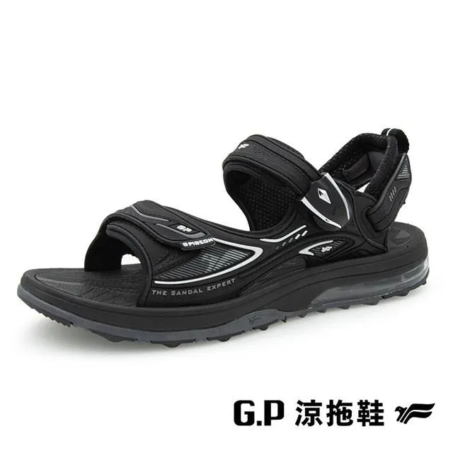 G.P(男)超緩震氣墊涼鞋 男鞋-橘紅(另有黑) 歷史價格詳細信息
