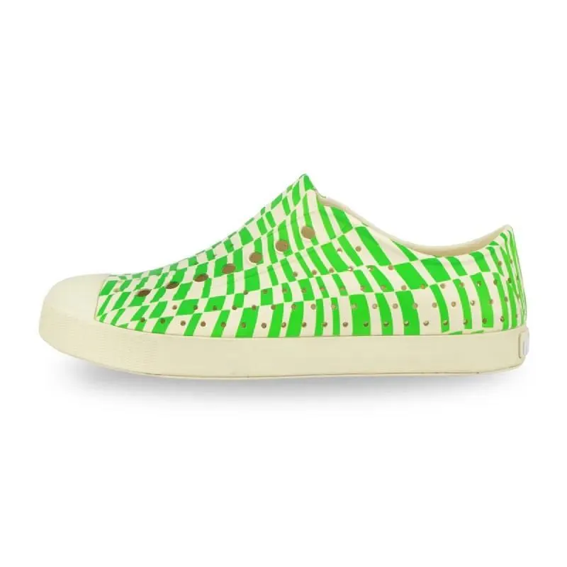 Native Jefferson 白綠 洞洞 懶人鞋 男女款 NO.B1238【新竹皇家 11100102-8862】 歷史價格詳細信息