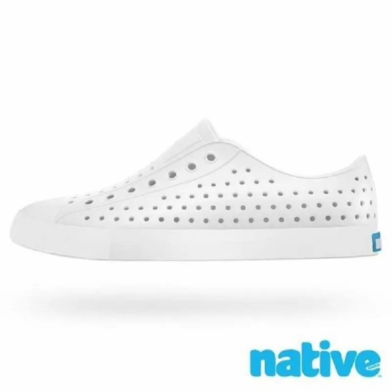 Native Jefferson 白底 迷彩 輕量 洞洞 休閒鞋 女款 J2107【新竹皇家11111501-2078】 歷史價格詳細信息