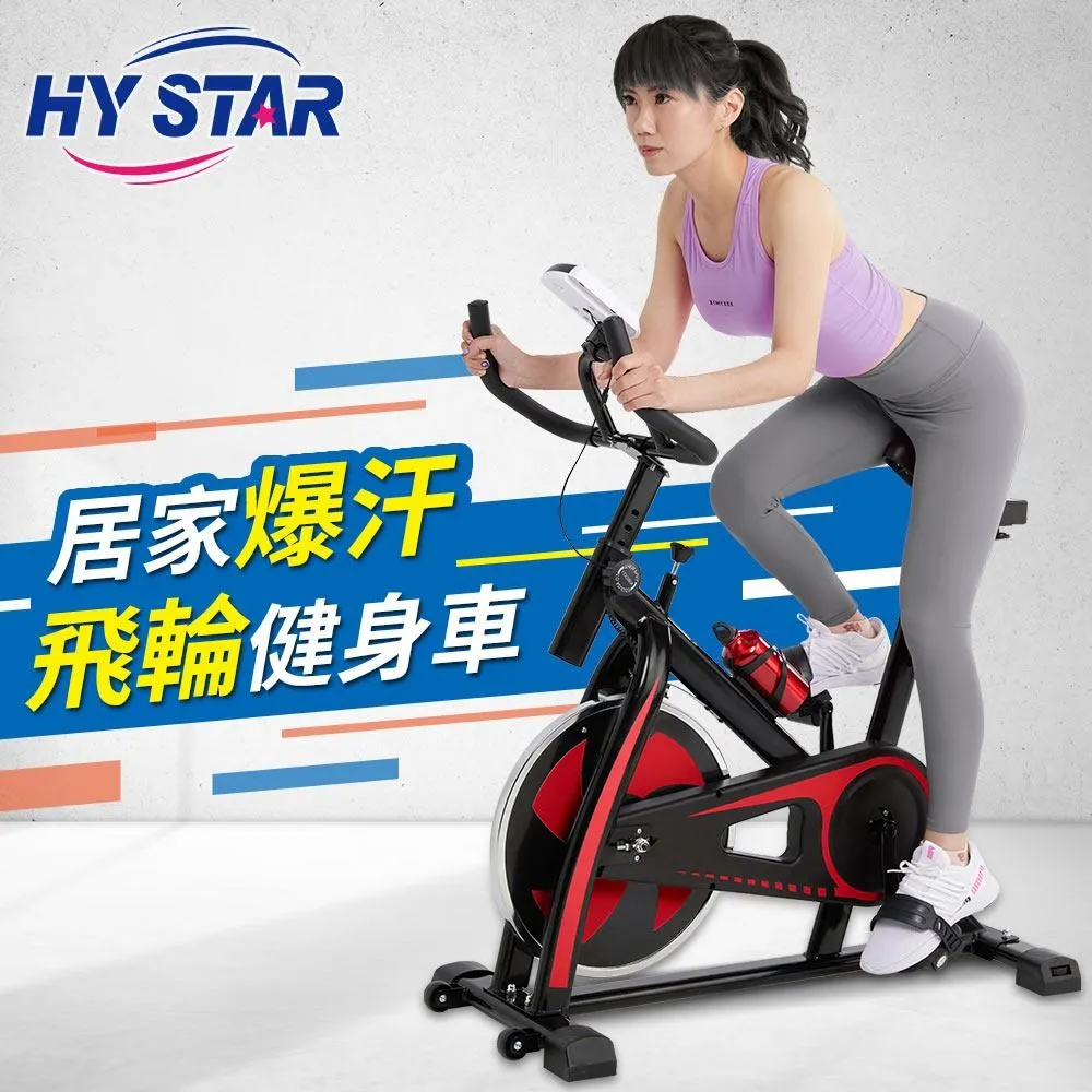 【HY-STAR】挑戰者Ⅱ曲線飛輪車-黑紅色(室內健身車/健身車) 歷史價格詳細信息