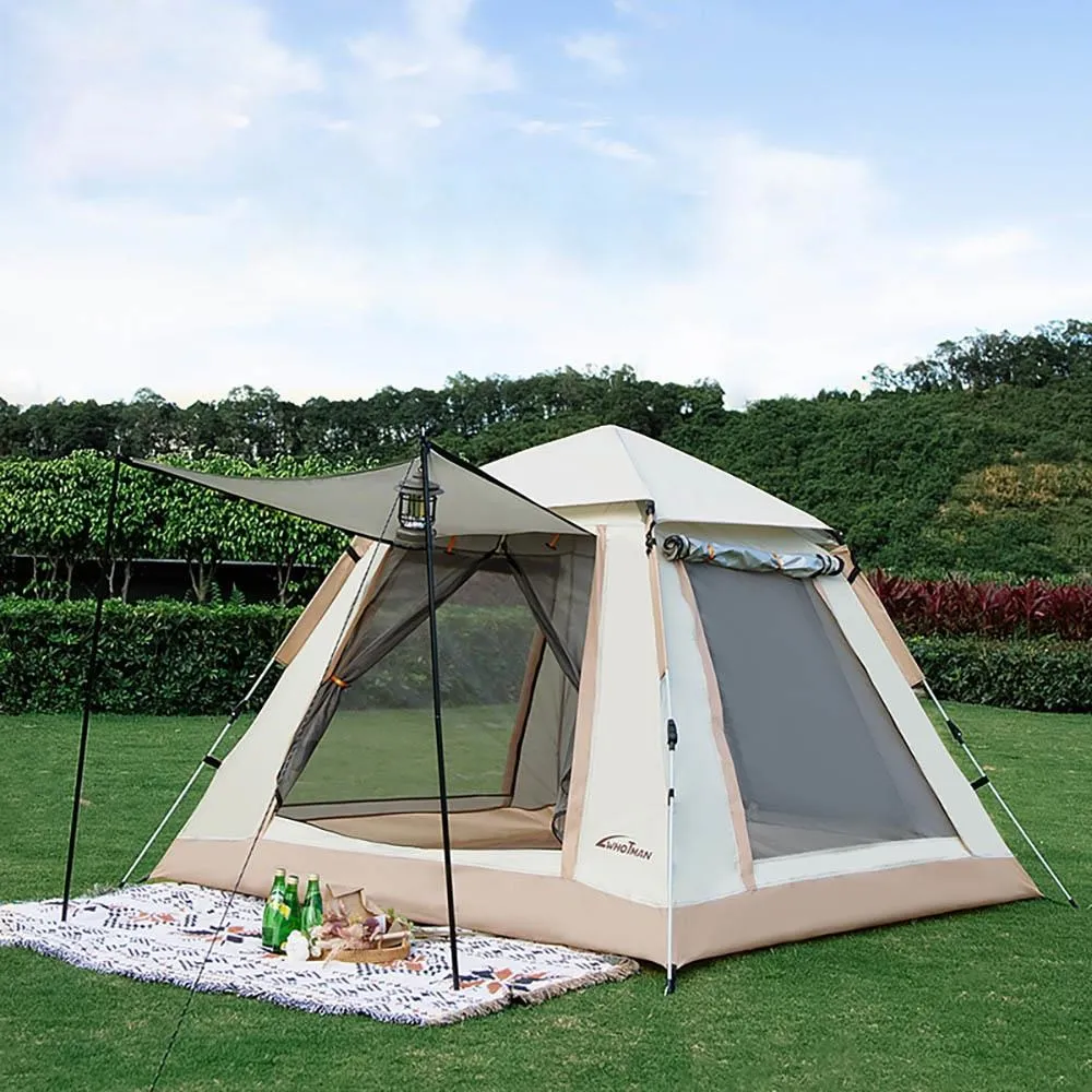 Whotman｜全自動秒開四窗門折疊帳篷(送防潮墊) 歷史價格詳細信息