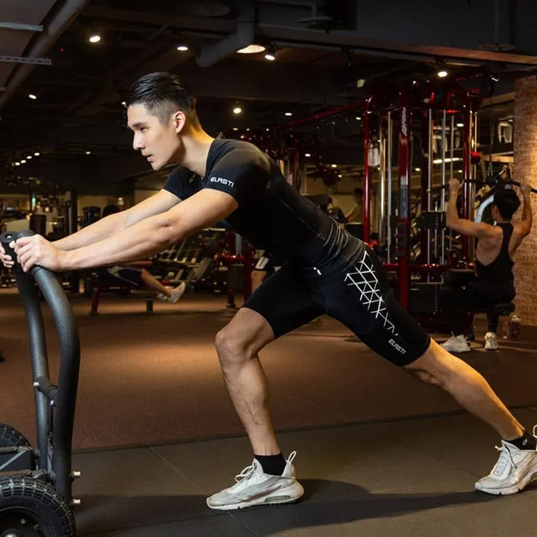 【ELASTI】男款機能短袖壓縮衣 (運動藍) 歷史價格詳細信息