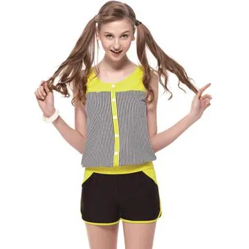 【SARBIS】戲水/沙灘/踏浪大女二件式連身褲泳裝附泳帽B92633 歷史價格詳細信息