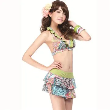 【SAIN SOU】大女比基尼三件式泳裝附泳帽A93416 歷史價格詳細信息