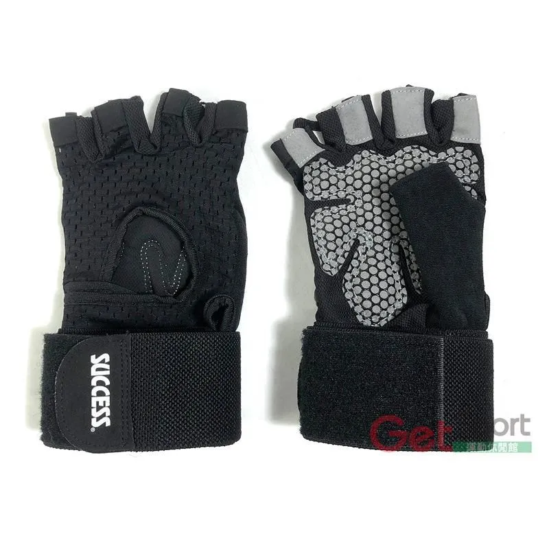 綁帶型透氣防滑手套(增強版)  健身手套 重訓手套  (含左右手)  S/M/L   特價供應  S5240 歷史價格詳細信息