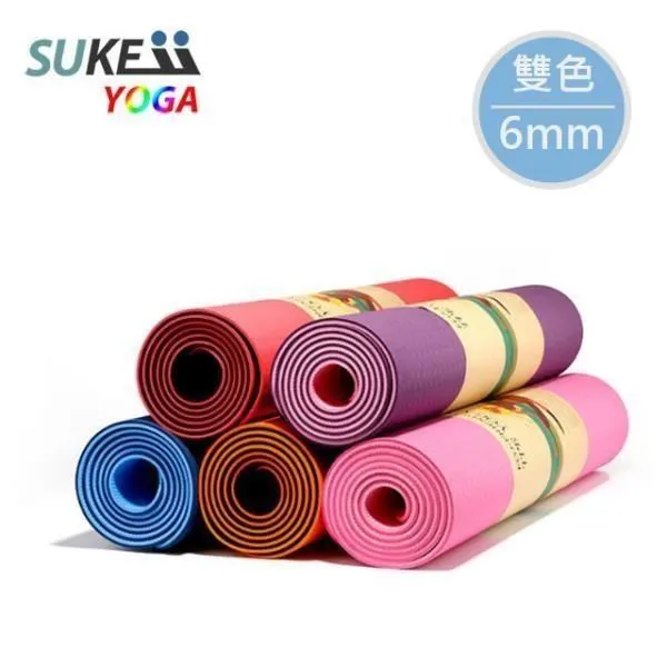 TPE 6mm 雙色雙層瑜珈墊 練瑜珈,幼兒爬行,禪修 靜坐,露營睡袋鋪地 都好用 歷史價格詳細信息