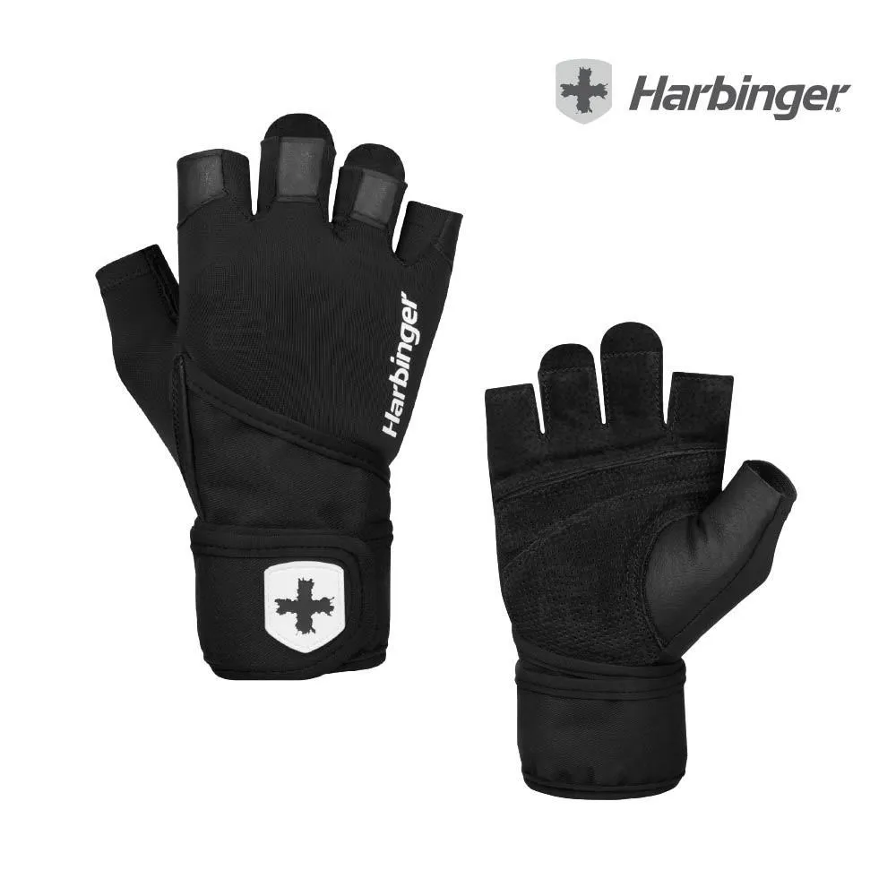 【HARBINGER】Pro Men Gloves 重訓/健身用專業護腕手套 162 黑/藍 歷史價格詳細信息