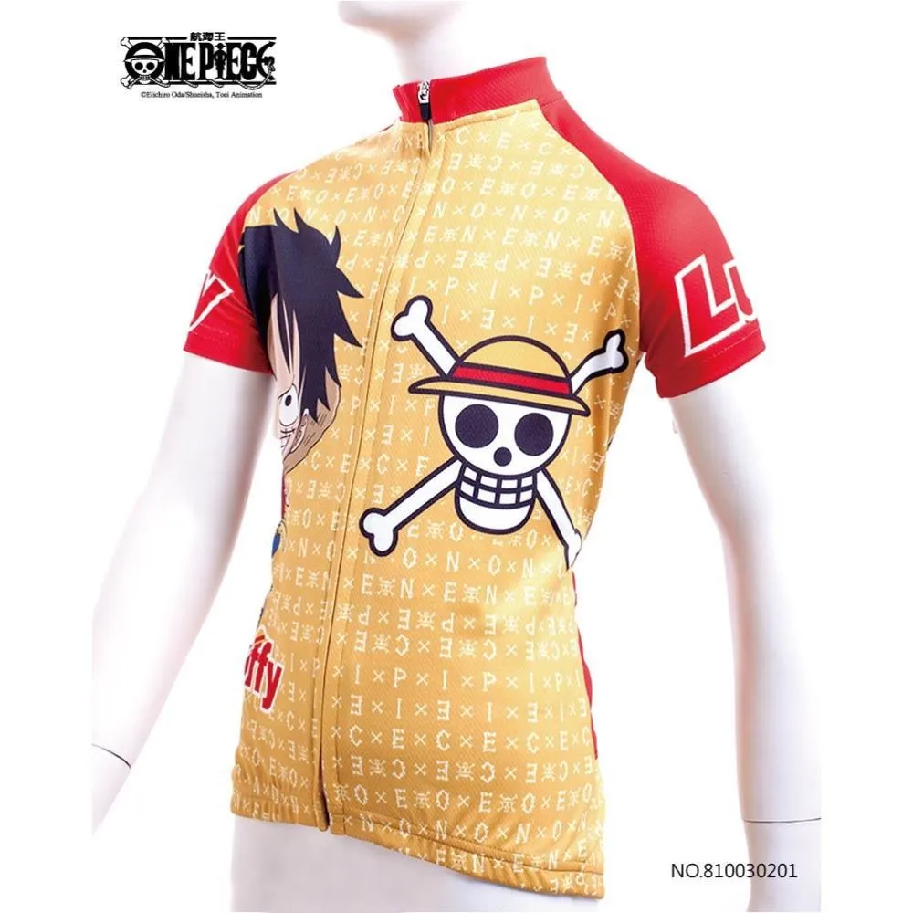 【路達車衣館】航海王 兒童 Q版魯夫長自行車衣 歷史價格詳細信息