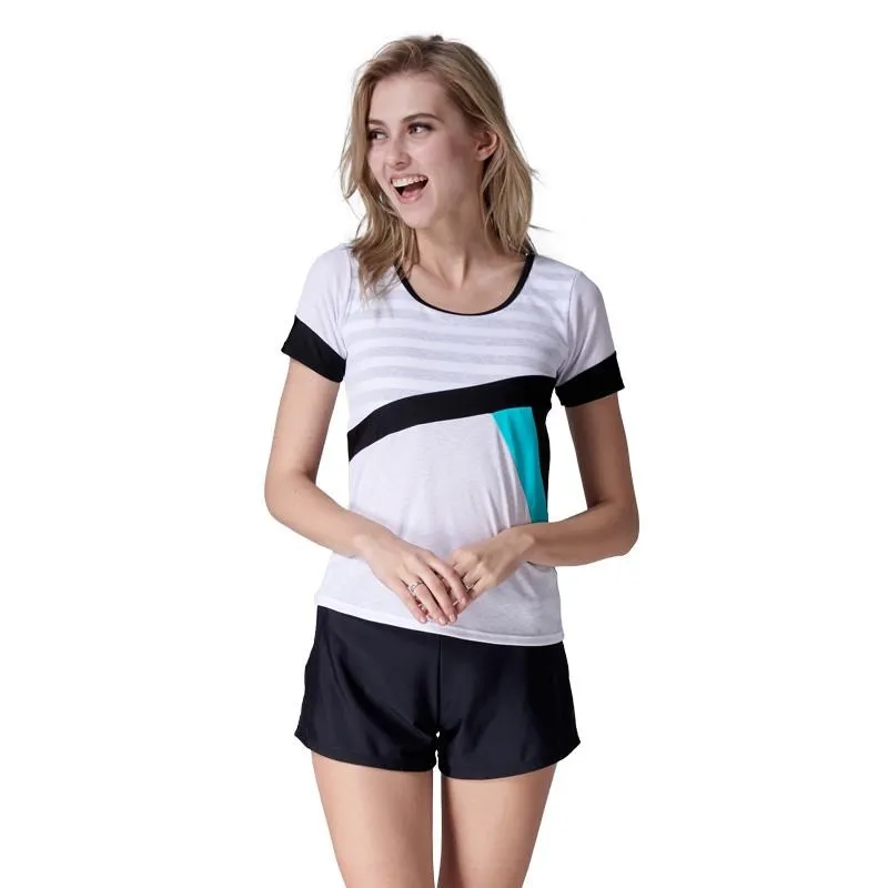 大正泳裝 短袖連身平口泳衣 2001201 歷史價格詳細信息