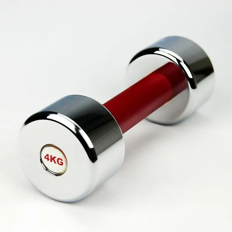 電鍍啞鈴4公斤(菱格紋槓心)(1支)(4kg/重量訓練/肌肉/二頭肌/胸肌/舉重) 歷史價格詳細信息