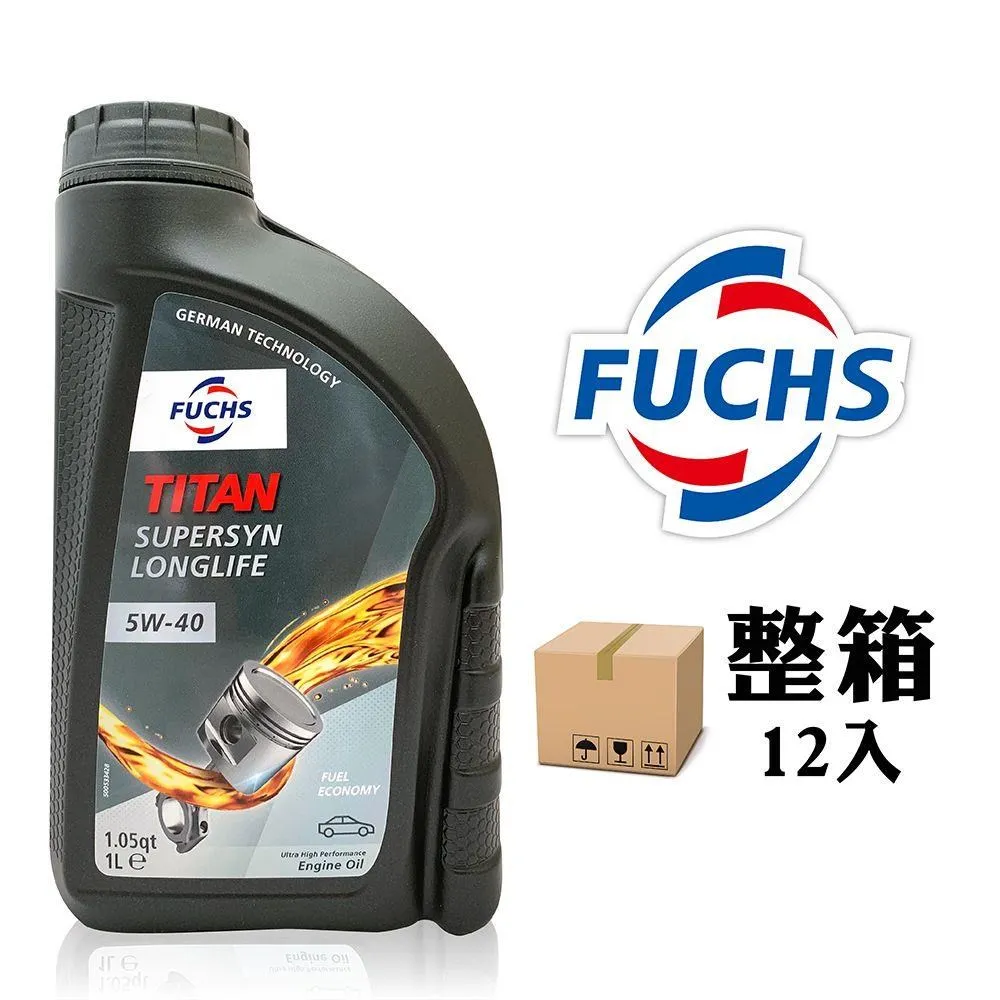 Fuchs Titan Supersyn LongLife 0W40 超高性能機油【整箱12入】 歷史價格詳細信息