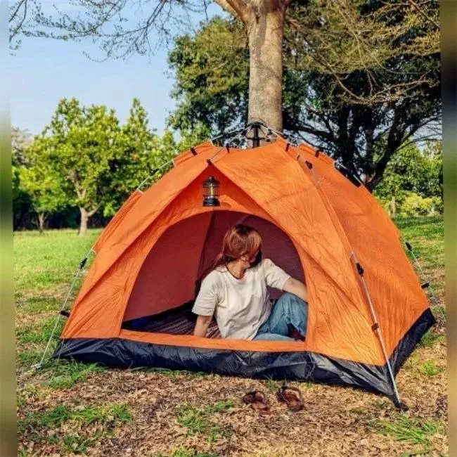 May Shop 全自動雙人野營速開四面帳篷【109022505】 歷史價格詳細信息