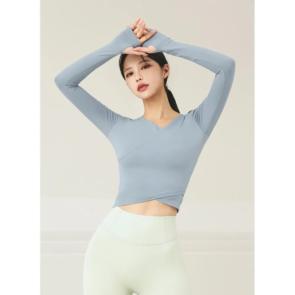 【GRANDELINE】交叉短版長袖罩衫 - Brick Rose - LT422 歷史價格詳細信息