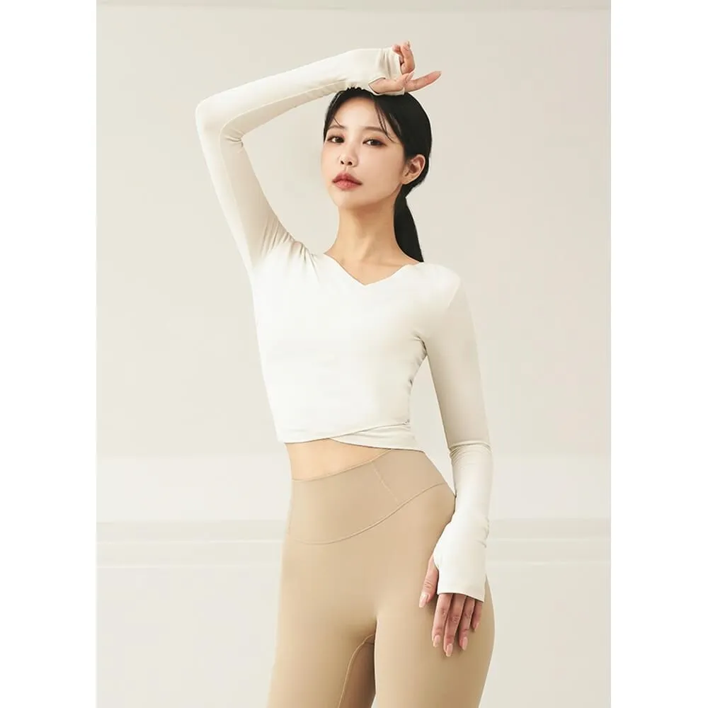 【GRANDELINE】交叉短版長袖罩衫 - Brick Rose - LT422 歷史價格詳細信息