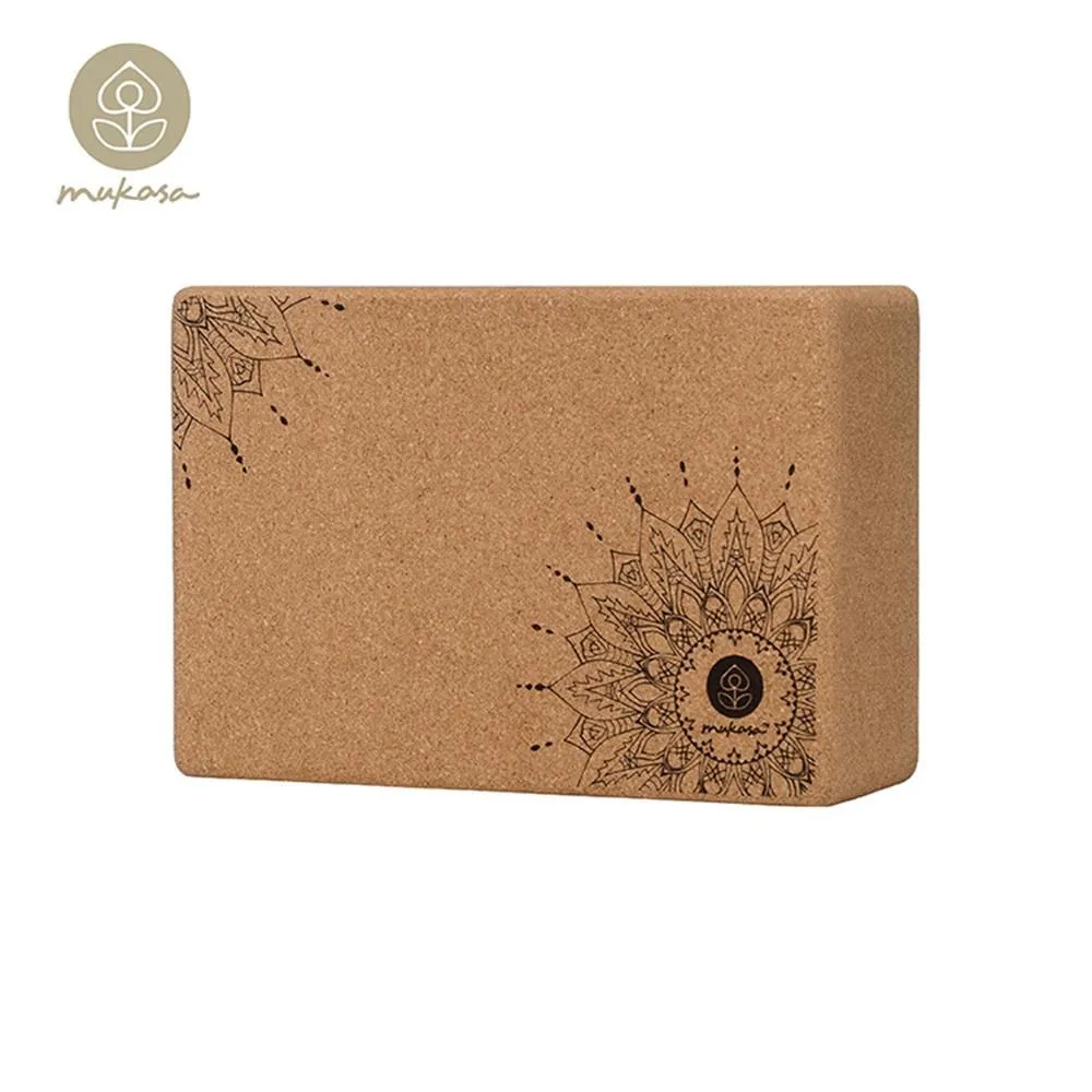 MUKASA 軟木瑜珈磚(M)-LOGO款 瑜珈 瑜珈輔具 輔助器材 健身磚 多功能瑜珈磚 Yoga 瑜伽磚 伸展 歷史價格詳細信息