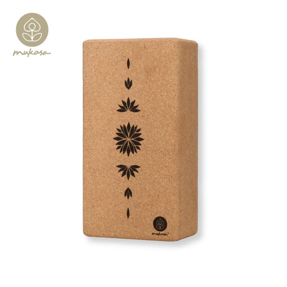 MUKASA 軟木瑜珈磚(M)-LOGO款 瑜珈 瑜珈輔具 輔助器材 健身磚 多功能瑜珈磚 Yoga 瑜伽磚 伸展 歷史價格詳細信息