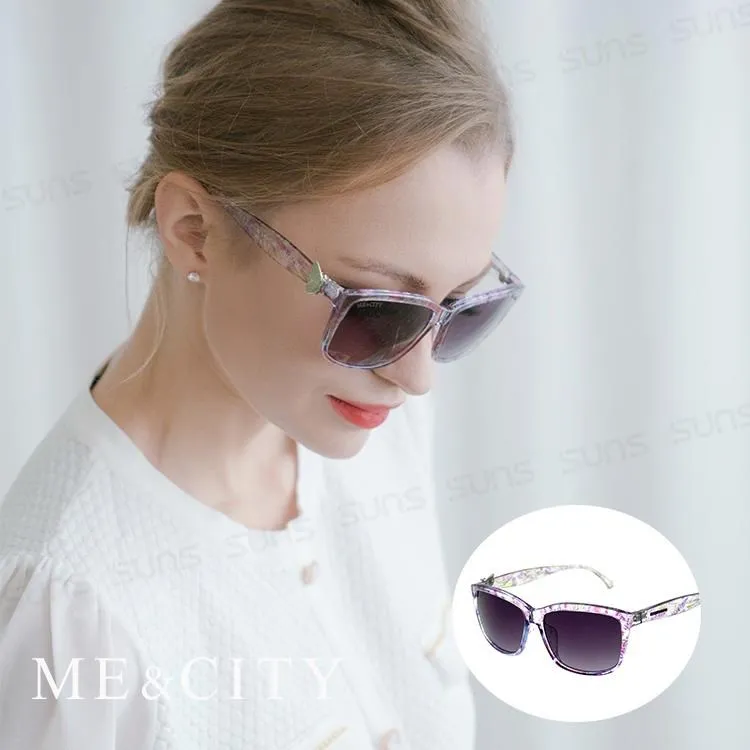 【SUNS】ME&CITY 義式清心透明印花蝴蝶太陽眼鏡 抗UV400 (ME 1209 F03) 歷史價格詳細信息