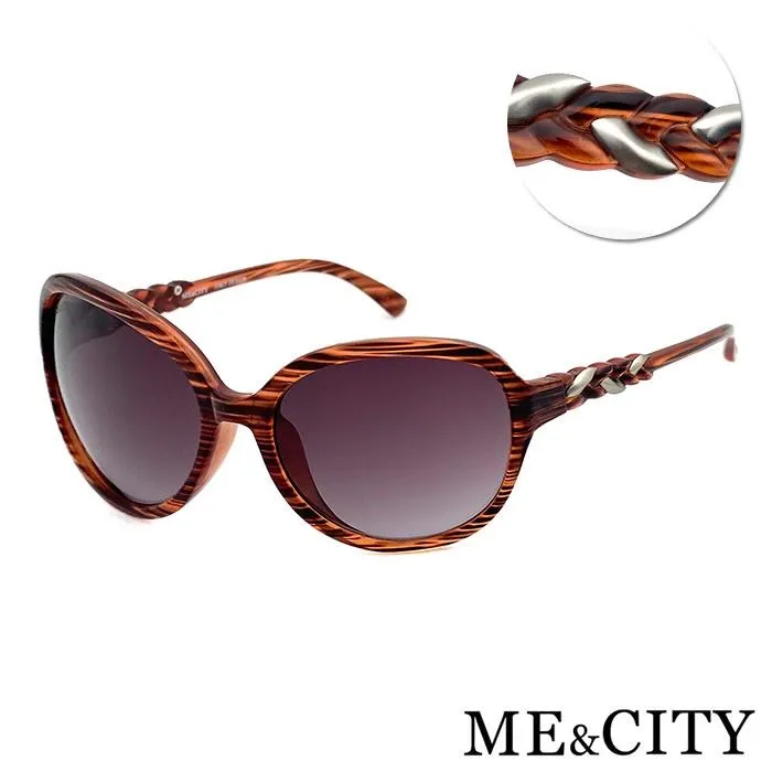 【SUNS】ME&CITY 義式麻花紋路 古典簡約太陽眼鏡 抗UV400 (ME 120017 L000) 歷史價格詳細信息