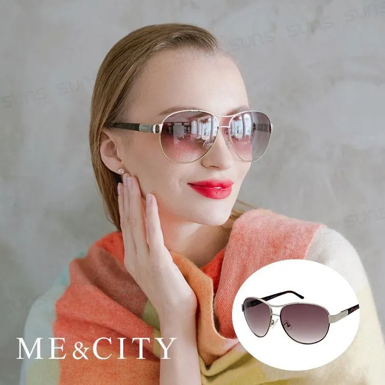【SUNS】ME&CITY 歐式簡約雙色太陽眼鏡 義大利設計款 抗UV(ME 110006 B204) 價格比較,價格查詢,歷史價格詳細信息