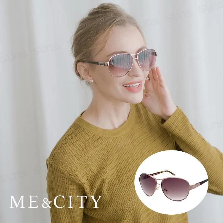 【SUNS】ME&CITY 歐式簡約雙色太陽眼鏡 義大利設計款 抗UV(ME 110006 B204) 歷史價格詳細信息