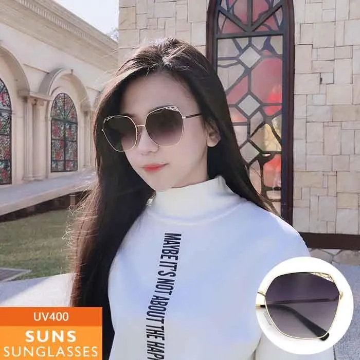 【SUNS】歐美精品修臉神氣墨鏡/太陽眼鏡 抗UV(26561) 歷史價格詳細信息