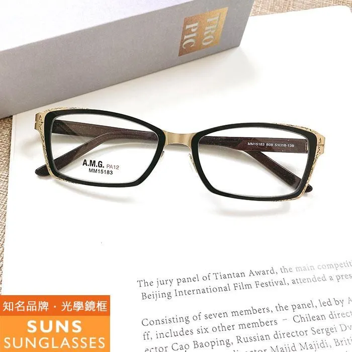 【SUNS】雕花黑框系列 薄鋼/TR複合材質光學眼鏡框(MM15188) 歷史價格詳細信息