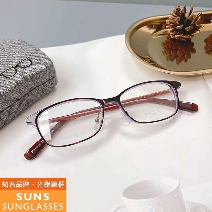 【SUNS】紫框雙色框 薄鋼/TR複合材質光學眼鏡框(MM15250) 歷史價格詳細信息