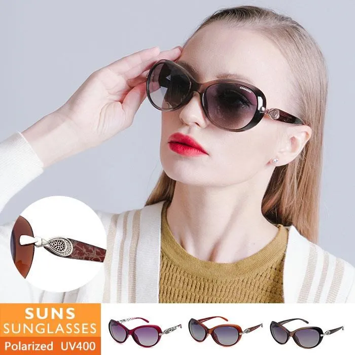 【SUNS】淑女款精品水晶偏光墨鏡/太陽眼鏡 抗UV(16510) 歷史價格詳細信息