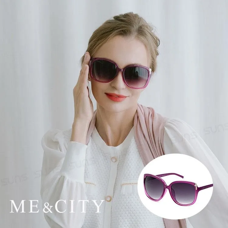 【SUNS】ME&CITY 仲夏簡約黑時尚太陽眼鏡 抗UV400 (ME 1217 L01) 歷史價格詳細信息
