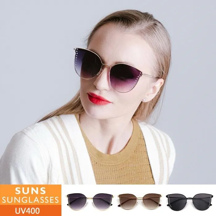 【SUNS】歐美貓眼鑲鑽墨鏡/太陽眼鏡 抗UV(2255) 歷史價格詳細信息