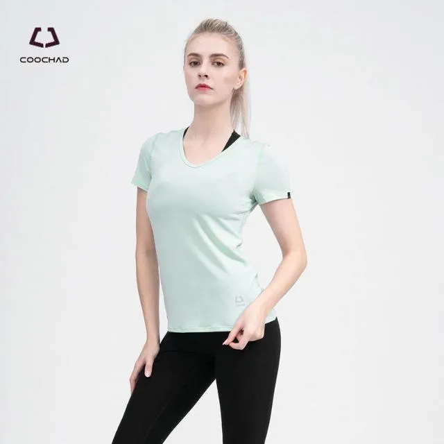 【COOCHAD】銅氨絲體感機能新肌V領Tee-曜石黑 歷史價格詳細信息