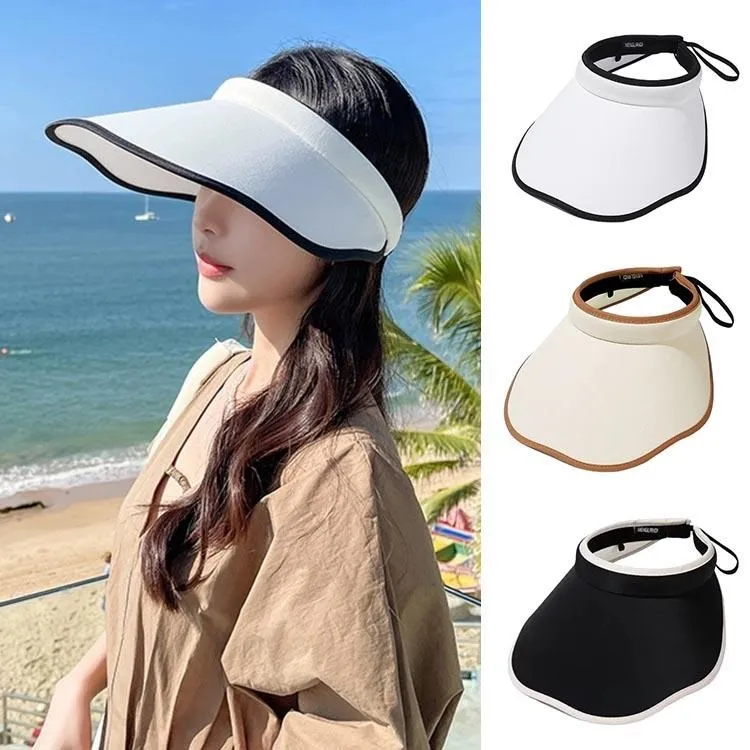 ins時尚大簷遮陽帽 空頂帽 休閒帽 鴨舌空頂帽 防曬帽 高質感百搭 歷史價格詳細信息