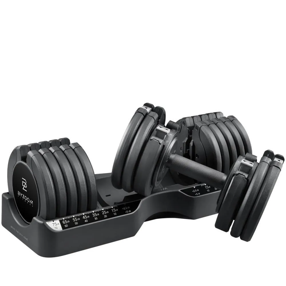 Byzoom Fitness 75磅 (34kg) 可調式啞鈴 [組合] 含 專用啞鈴放置架 歷史價格詳細信息