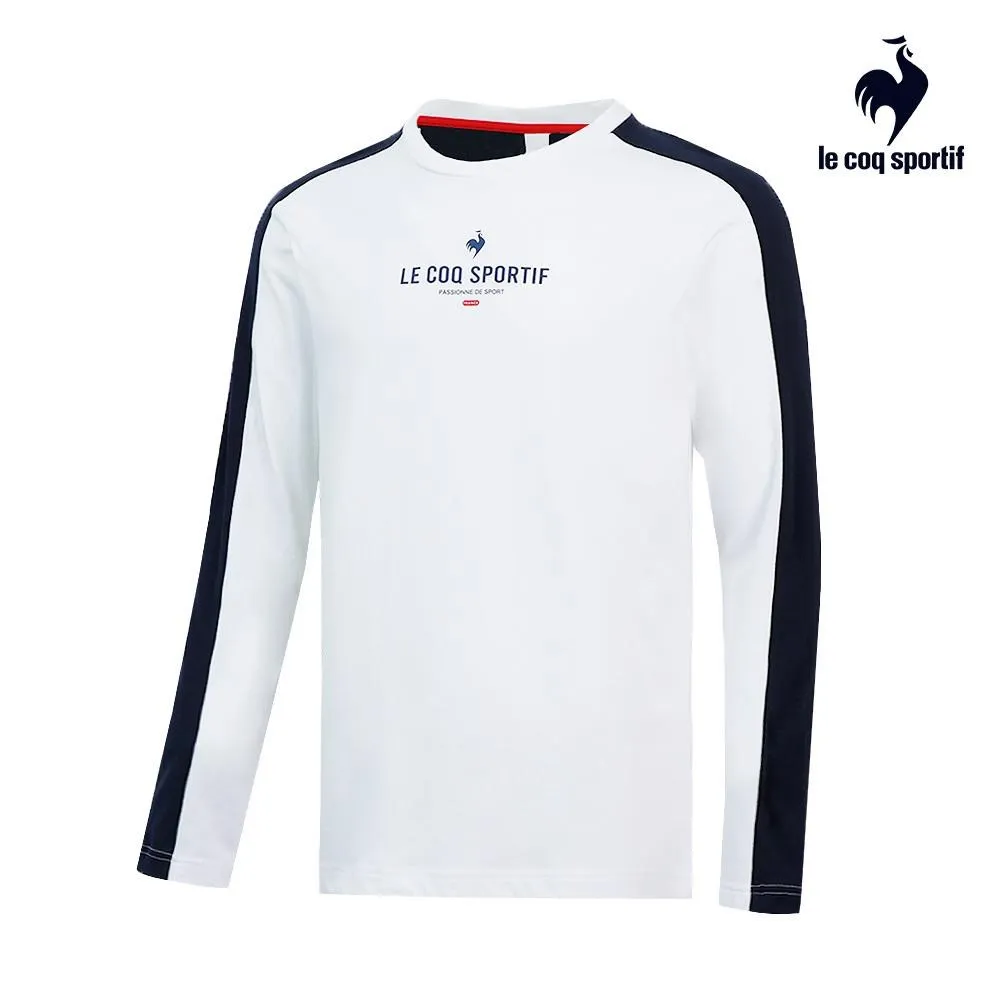 【LE COQ SPORTIF 公雞】基礎百搭長袖T恤 中性-3色-LOQ23901 歷史價格詳細信息
