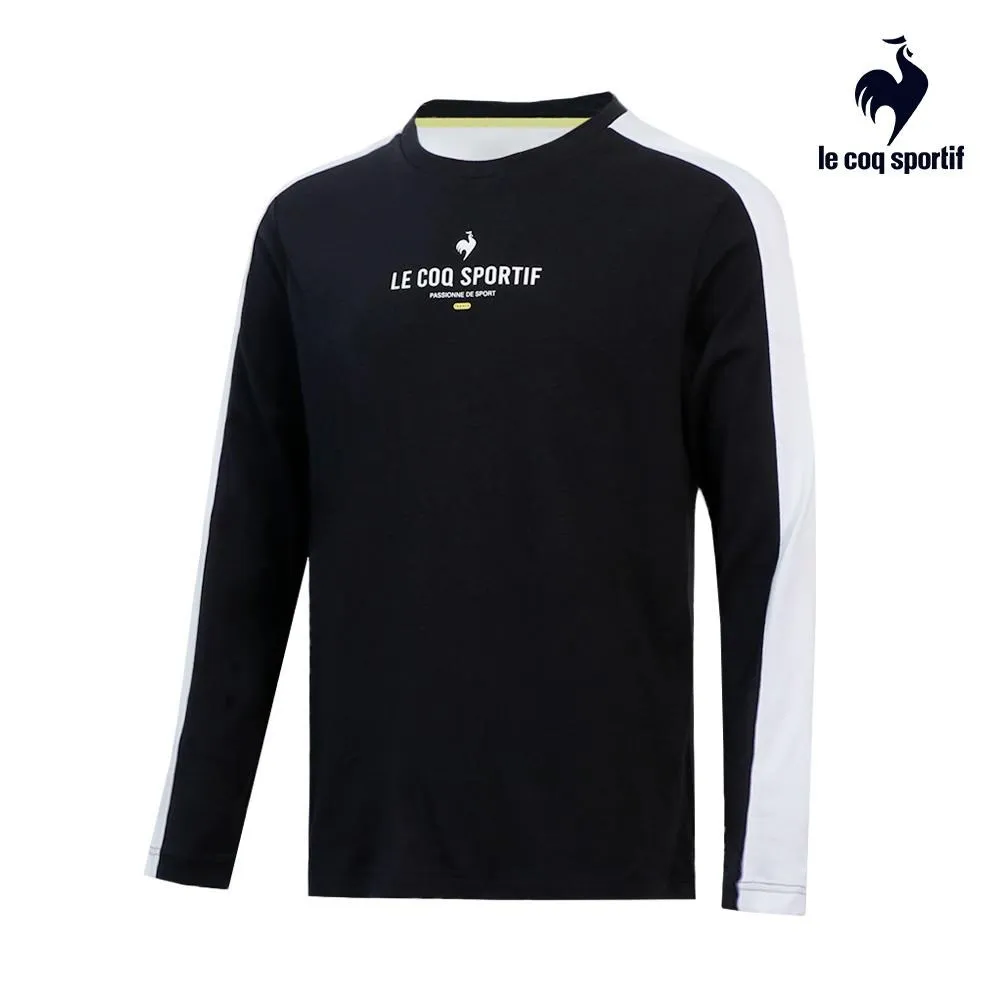 【LE COQ SPORTIF 公雞】基礎百搭長袖T恤 中性-3色-LOQ23901 歷史價格詳細信息