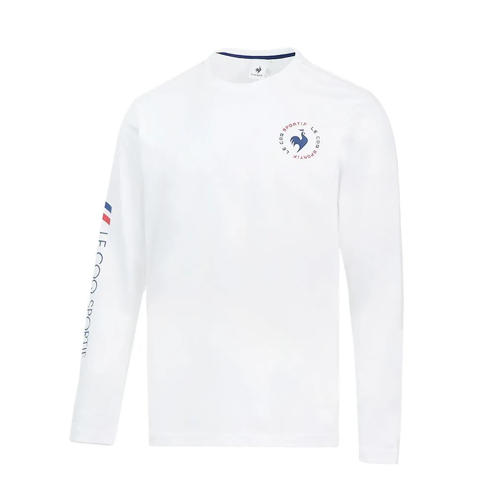 【LE COQ SPORTIF 公雞】基礎百搭長袖T恤 中性-3色-LOQ23901 歷史價格詳細信息