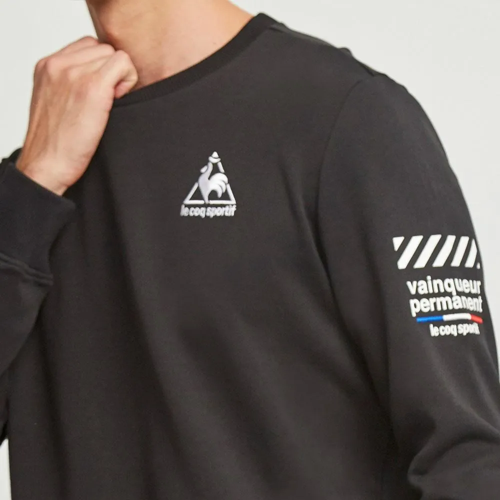 【LE COQ SPORTIF 法國公雞】圓領長袖T恤-女款-黑色-LJO22321 歷史價格詳細信息