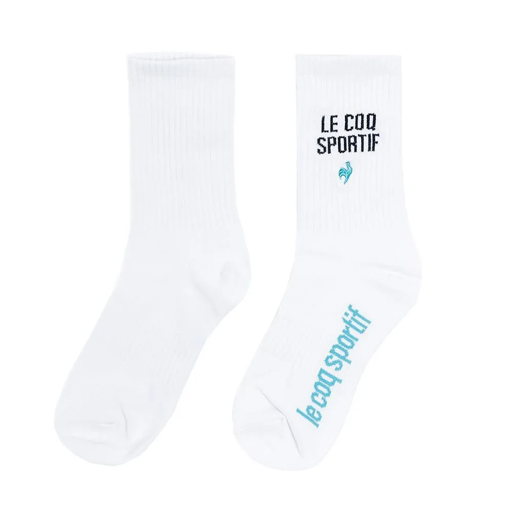 【LE COQ SPORTIF 法國公雞】長襪/運動襪/休閒襪-男女款-米白色-LWR03204 歷史價格詳細信息