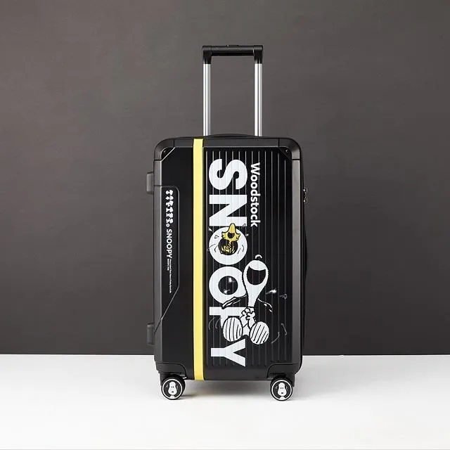 【SNOOPY 史努比】24吋拉鍊款胖胖箱-經典款(黑 白 紅 灰 四色可選) 歷史價格詳細信息