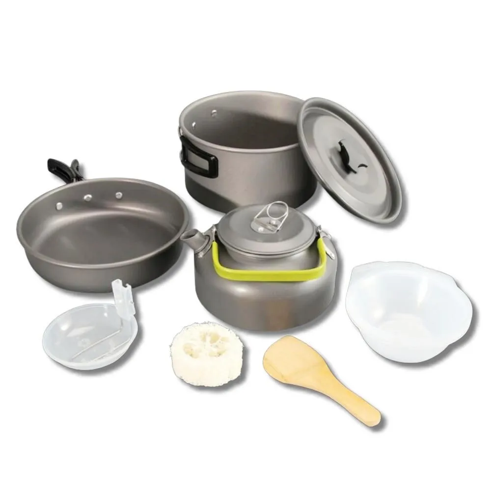 【May Shop】戶外野營套裝炊具 露營燒烤廚具十件套 歷史價格詳細信息