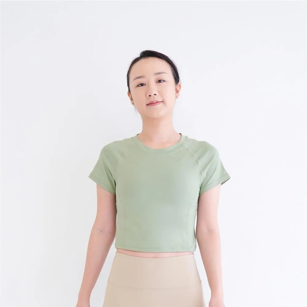 MUKASA 接邊短袖短版上衣 MUK-2304302 珊瑚粉 瑜珈罩衫 瑜珈服 健身 重訓 訓練衣服 慕卡莎 歷史價格詳細信息