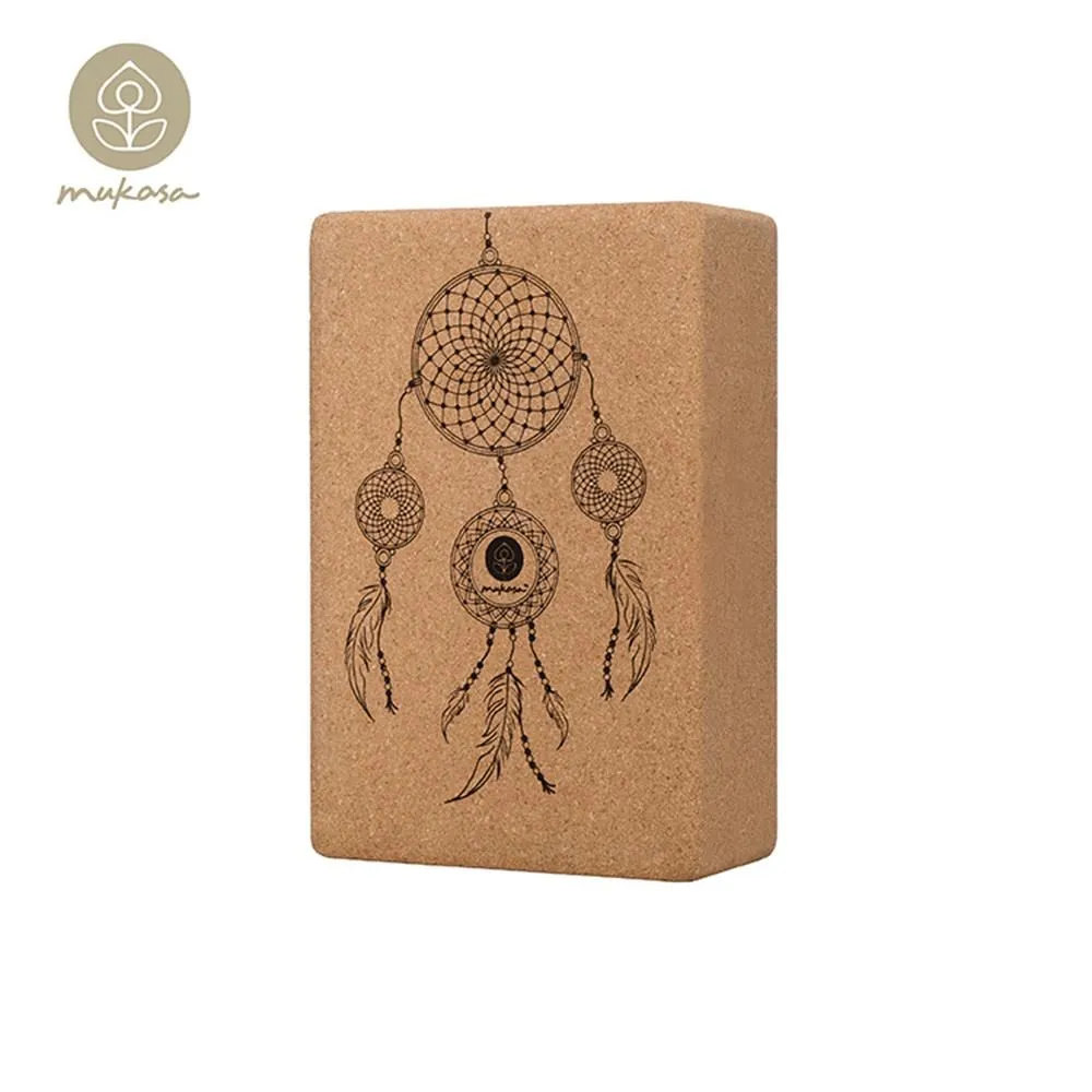 MUKASA 軟木瑜珈磚(M)-LOGO款 瑜珈 瑜珈輔具 輔助器材 健身磚 多功能瑜珈磚 Yoga 瑜伽磚 伸展 歷史價格詳細信息