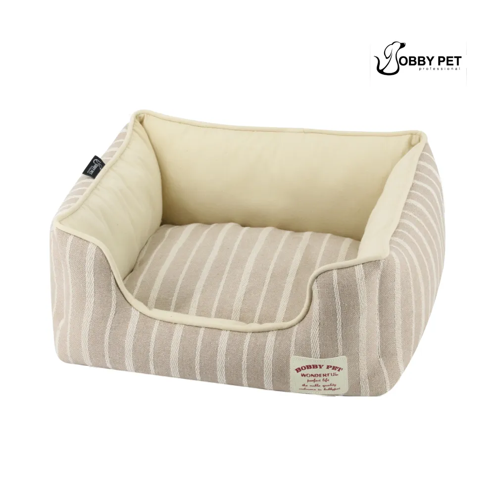 Bobby Pet條紋絨毛圓床黑色(M) 歷史價格詳細信息