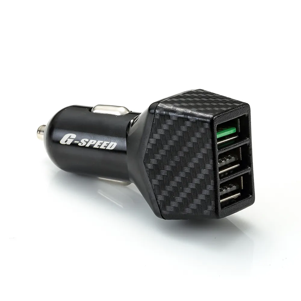 G-SPEED XR-06 碳纖紋 6A 二孔插座  3USB QC3.0 車充【麗車坊00671】 歷史價格詳細信息