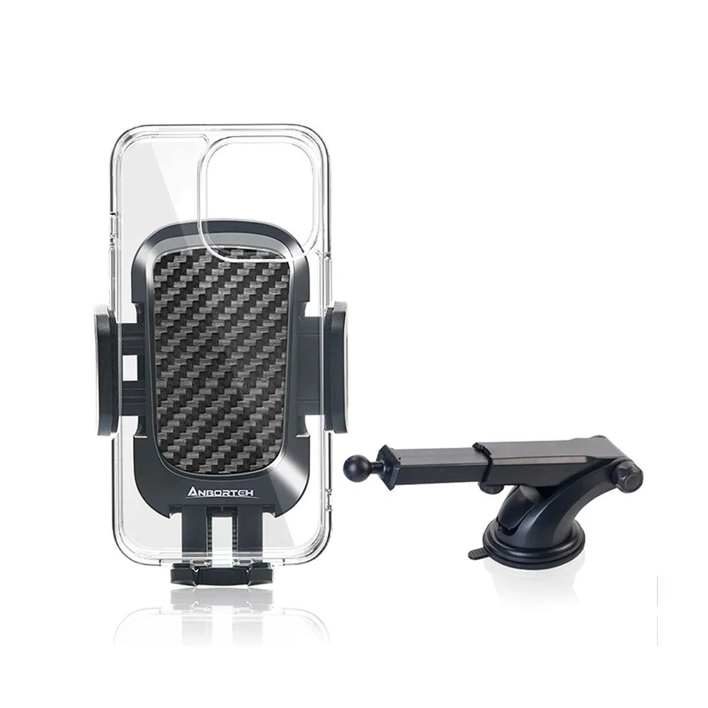 【安伯特】按壓型碳纖手機架 (車用手機架 汽車手機架 車載手機架) 歷史價格詳細信息