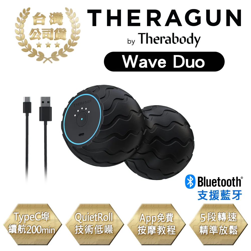 THERAGUN Wave Duo 藍芽智慧型震動按摩花生 (5檔變速) 歷史價格詳細信息