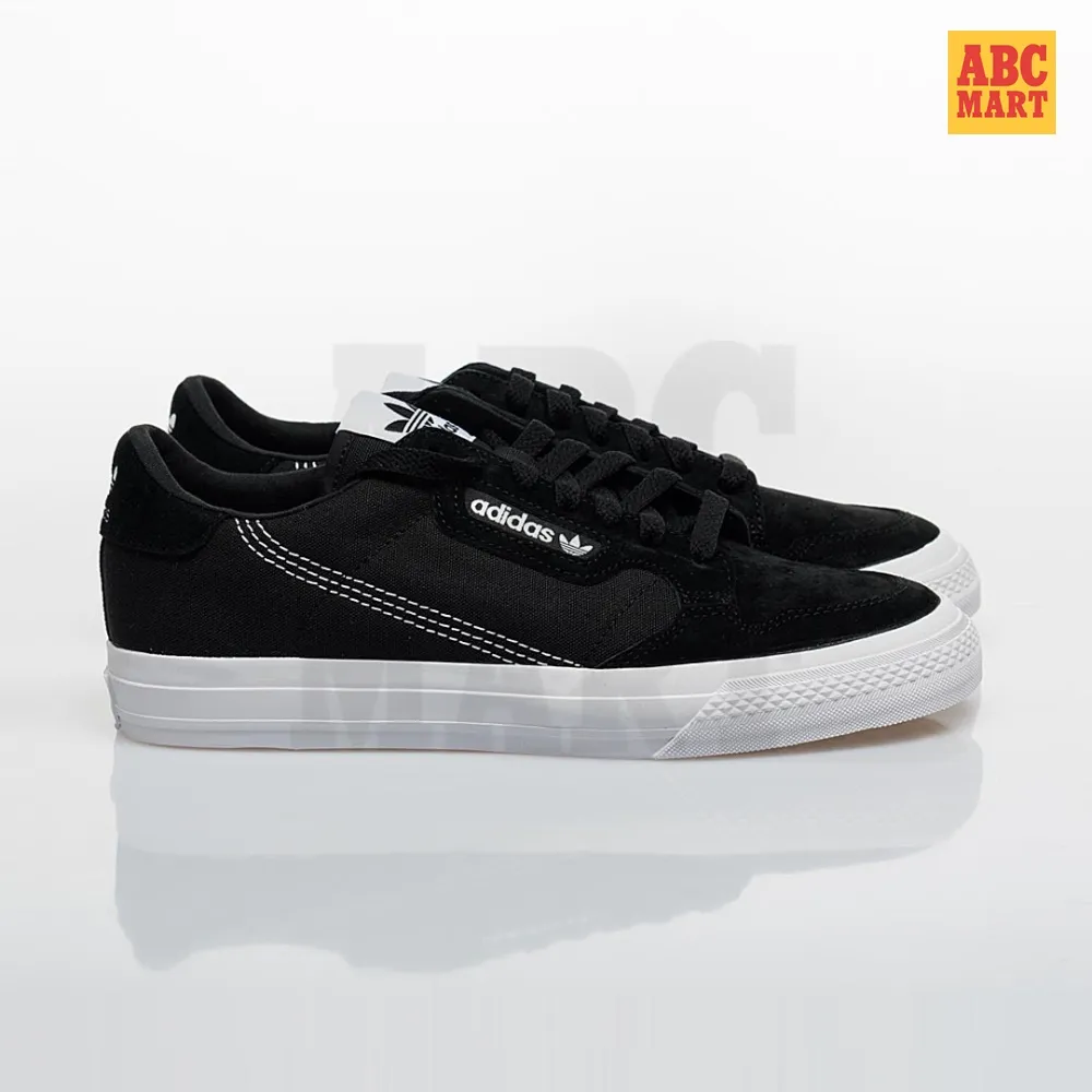 adidas 休閒鞋 Continental VULC 黑 白 紅縫線 三葉草 愛迪達 男女鞋【ACS】 FV5302 歷史價格詳細信息