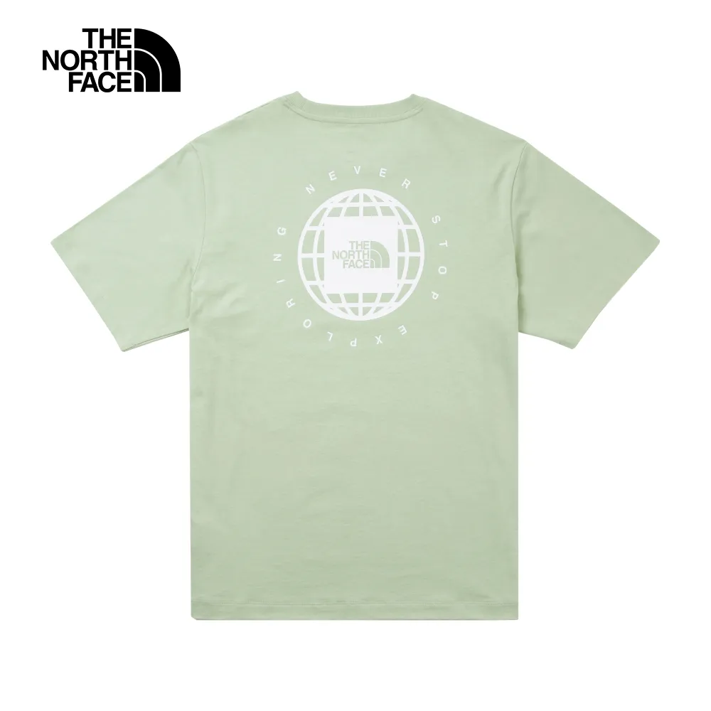 The North Face北面女款綠色純棉胸前趣味印花短袖T恤｜8ASM1OF 歷史價格詳細信息