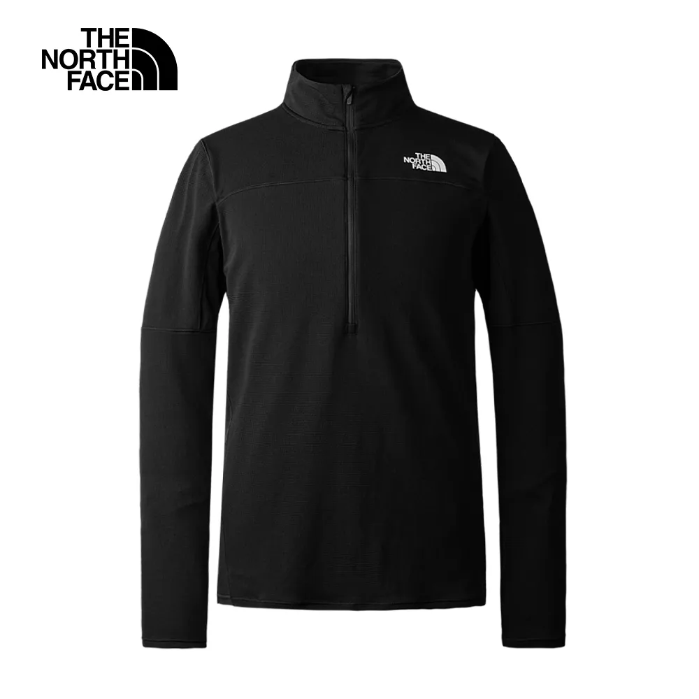 【The North Face】北面男款黑色吸濕透氣休閒長袖上衣｜83S8JK3 歷史價格詳細信息