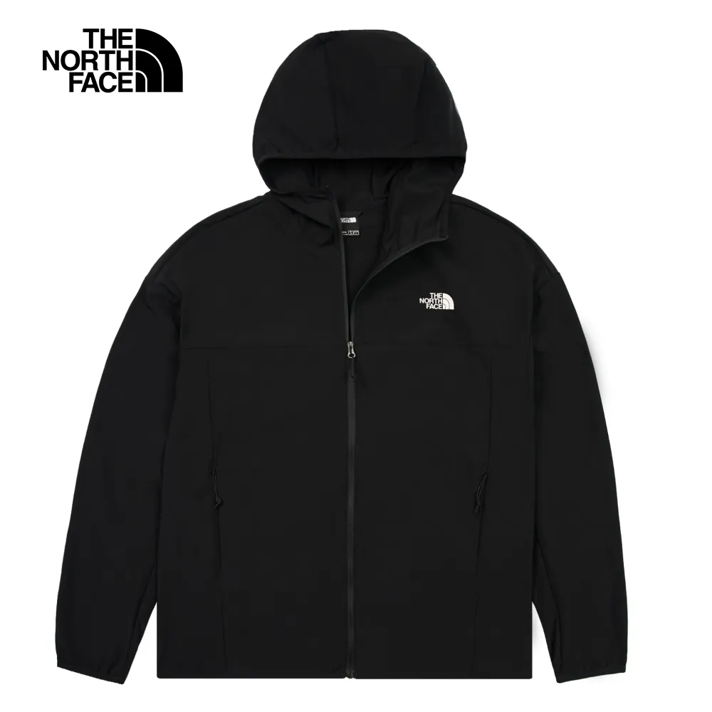 The North Face北面女款黑色舒適透氣大尺寸LOGO印花休閒長袖大學T｜88FUJK3 歷史價格詳細信息